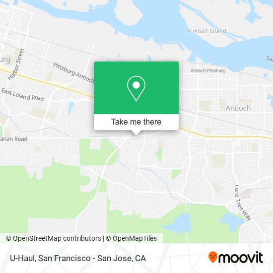 U-Haul map