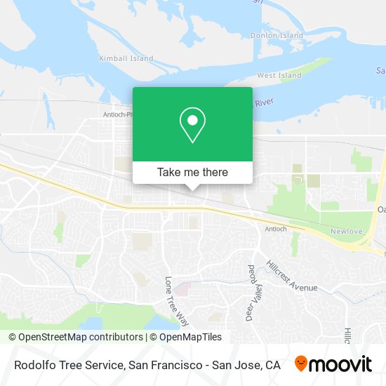 Rodolfo Tree Service map