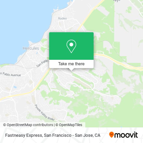 Fastneasy Express map