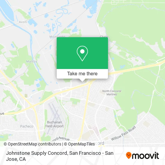 Johnstone Supply Concord map