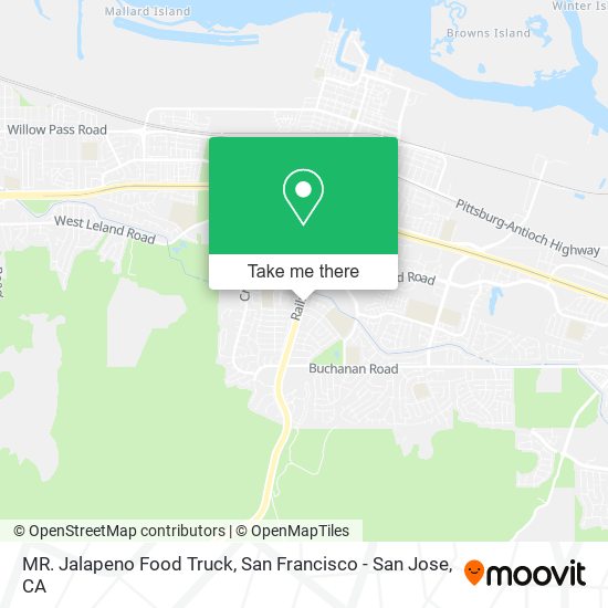 MR. Jalapeno Food Truck map