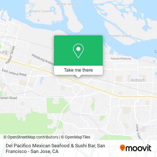 Mapa de Del Pacifico Mexican Seafood & Sushi Bar