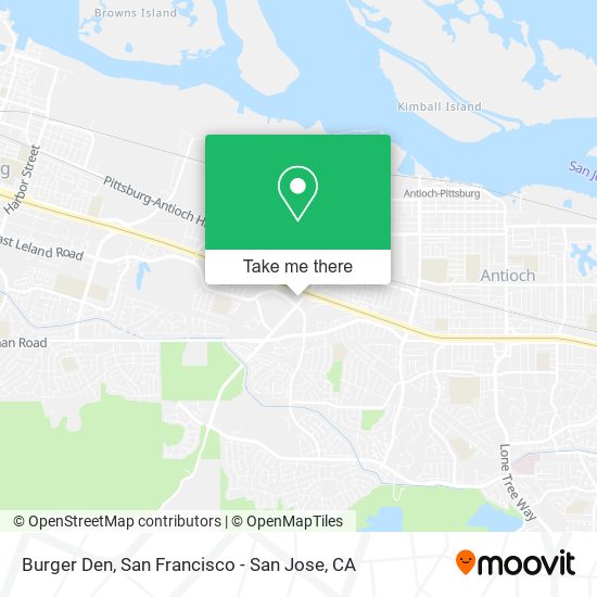 Burger Den map