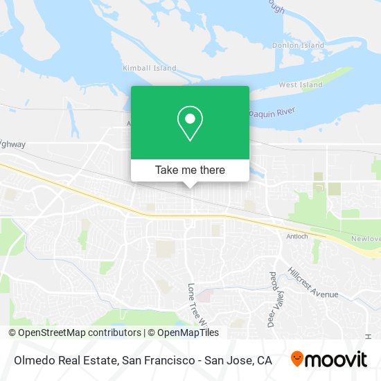 Olmedo Real Estate map