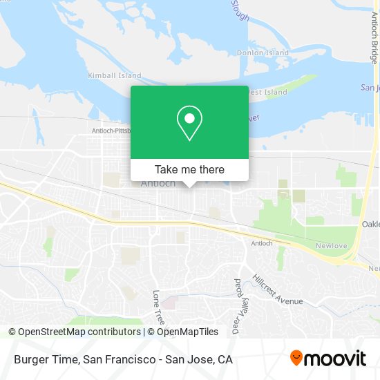 Burger Time map