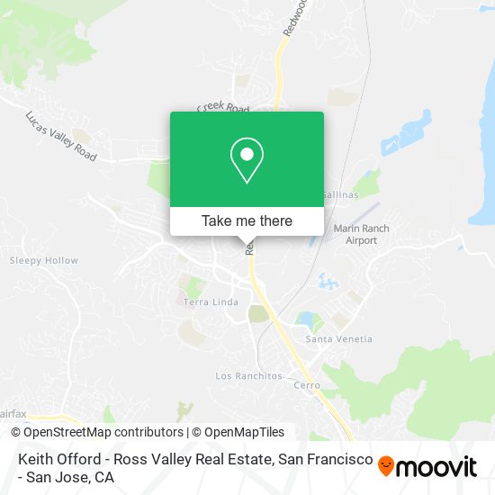 Keith Offord - Ross Valley Real Estate map