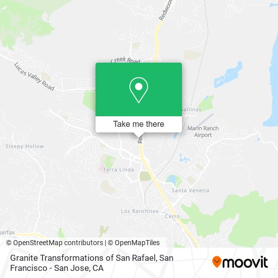 Mapa de Granite Transformations of San Rafael