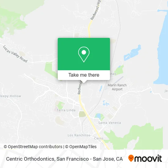 Centric Orthodontics map