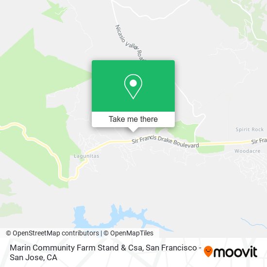 Marin Community Farm Stand & Csa map