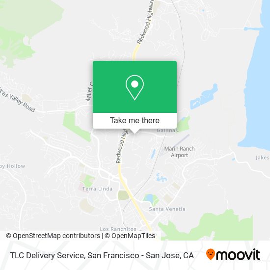 TLC Delivery Service map