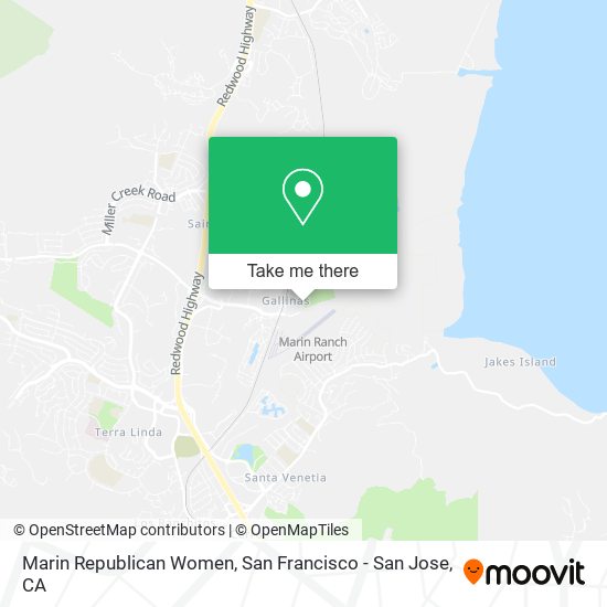 Marin Republican Women map