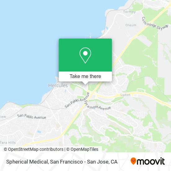 Spherical Medical map