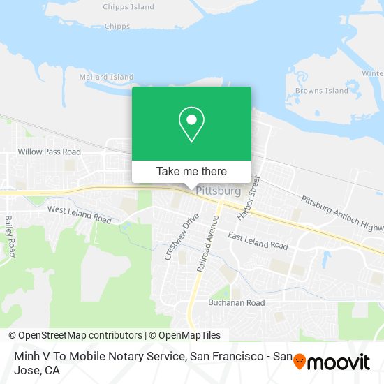 Minh V To Mobile Notary Service map