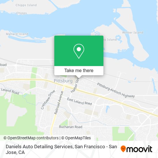 Daniels Auto Detailing Services map