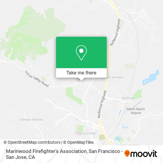 Marinwood Firefighter's Association map