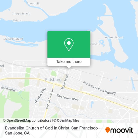 Evangelist Church of God in Christ map