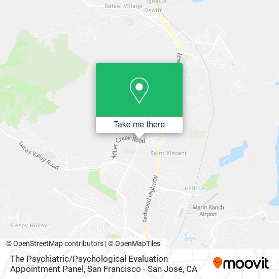 Mapa de The Psychiatric / Psychological Evaluation Appointment Panel