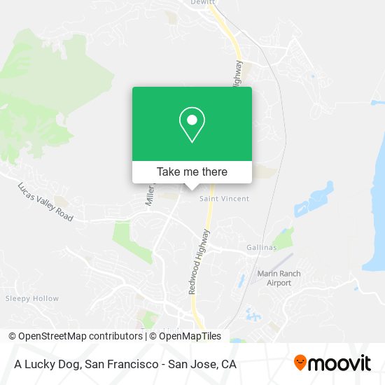 A Lucky Dog map