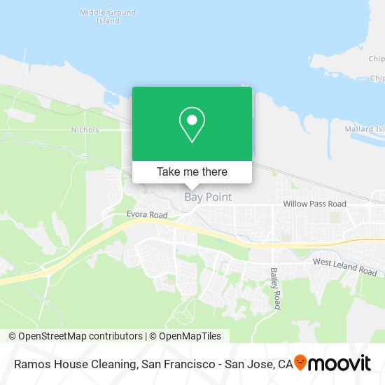 Ramos House Cleaning map