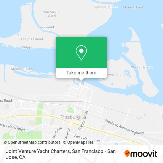 Mapa de Joint Venture Yacht Charters