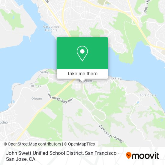 Mapa de John Swett Unified School District