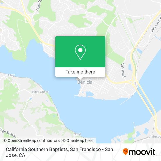 Mapa de California Southern Baptists