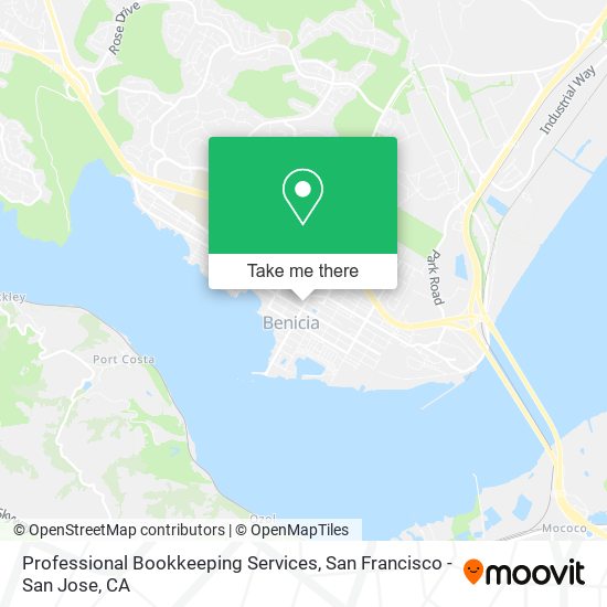 Professional Bookkeeping Services map