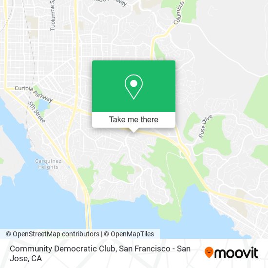 Community Democratic Club map