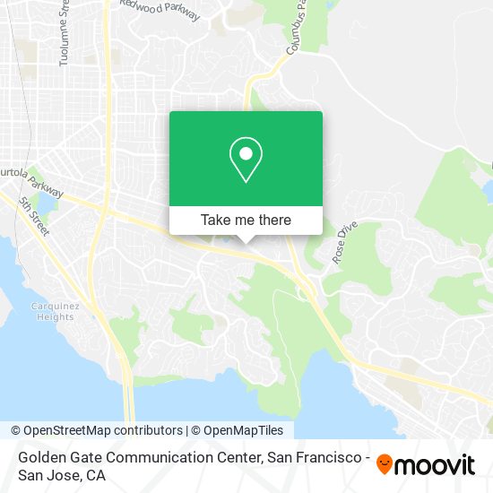 Mapa de Golden Gate Communication Center