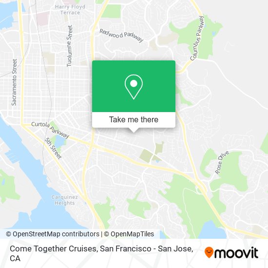 Come Together Cruises map