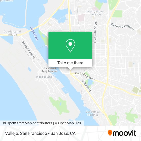 Vallejo map