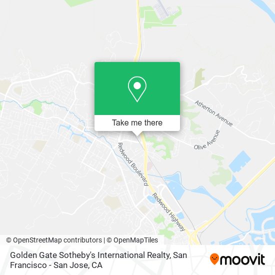 Golden Gate Sotheby's International Realty map