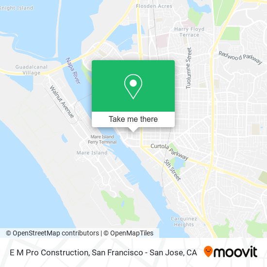 Mapa de E M Pro Construction