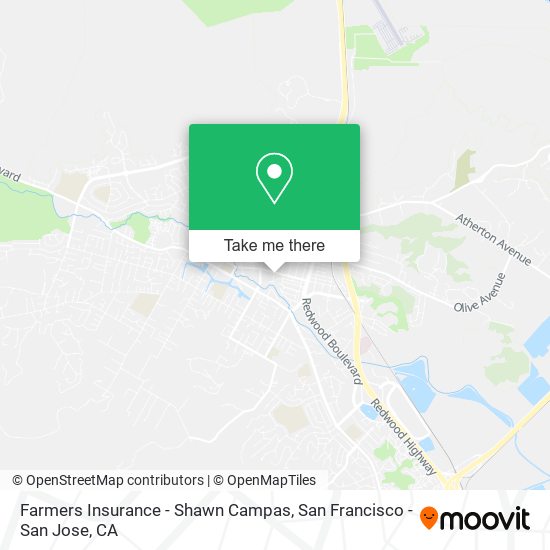 Mapa de Farmers Insurance - Shawn Campas