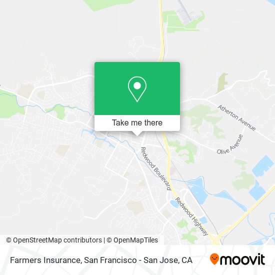 Mapa de Farmers Insurance