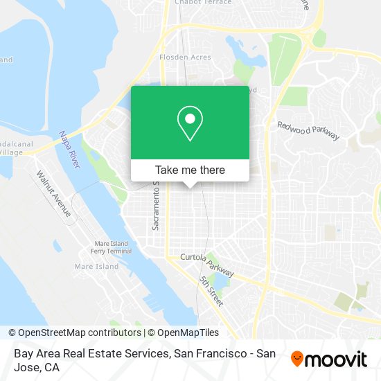 Mapa de Bay Area Real Estate Services