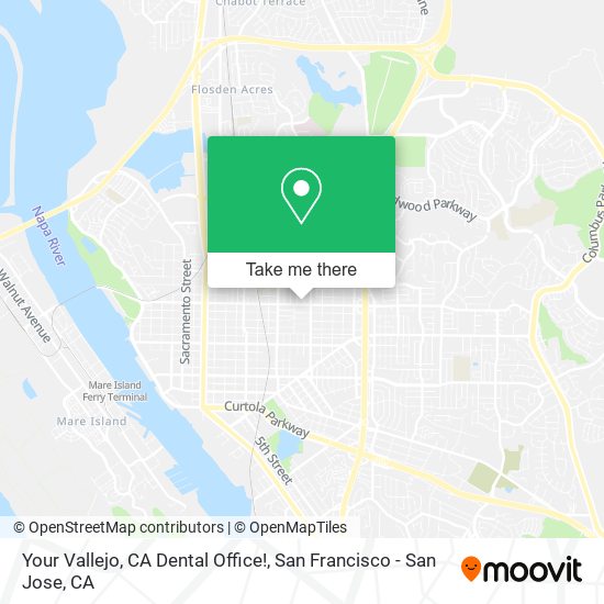 Your Vallejo, CA Dental Office! map