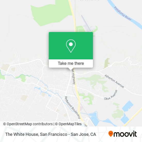 The White House map