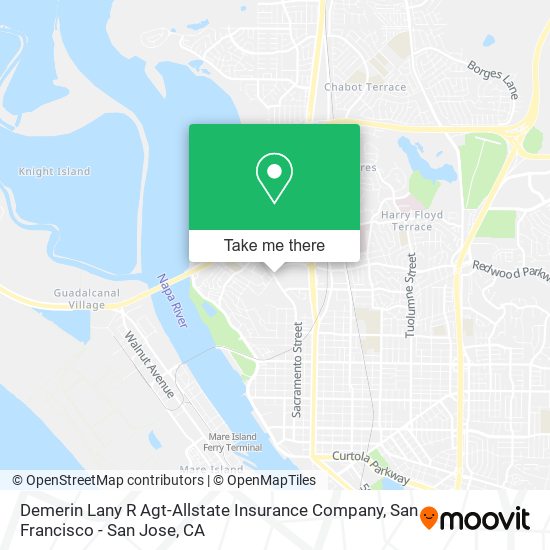 Mapa de Demerin Lany R Agt-Allstate Insurance Company