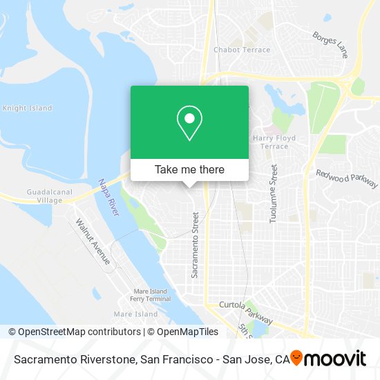 Sacramento Riverstone map