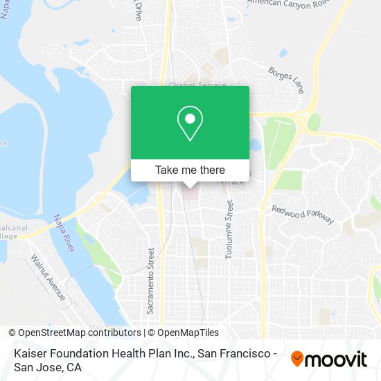 Kaiser Foundation Health Plan Inc. map