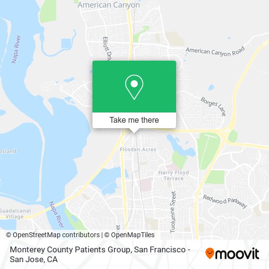 Mapa de Monterey County Patients Group