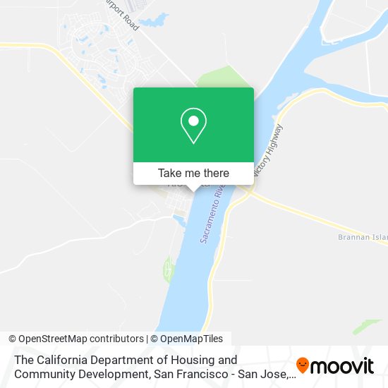 The California Department of Housing and Community Development map