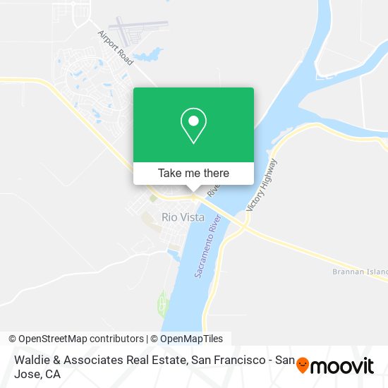 Waldie & Associates Real Estate map
