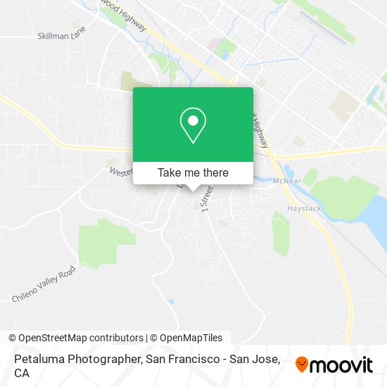 Petaluma Photographer map