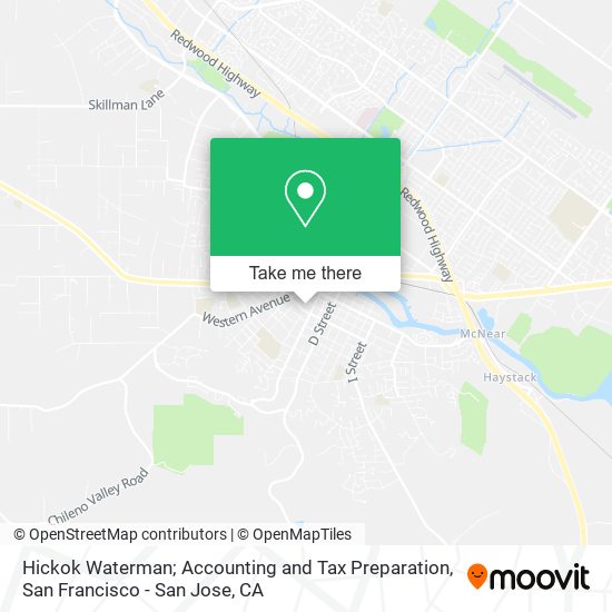 Hickok Waterman; Accounting and Tax Preparation map