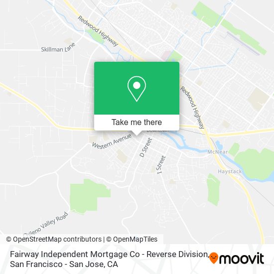 Mapa de Fairway Independent Mortgage Co - Reverse Division