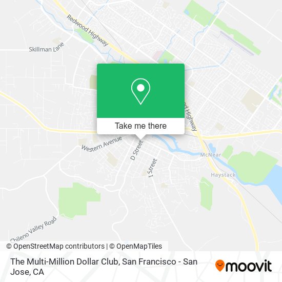 Mapa de The Multi-Million Dollar Club