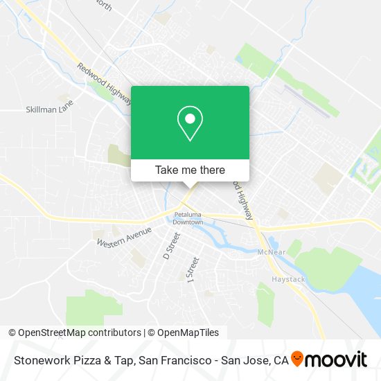 Stonework Pizza & Tap map