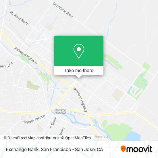 Mapa de Exchange Bank